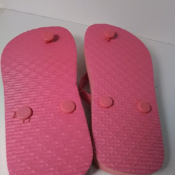 Juncture Kids/Girls Flip Flop Sandals Color Pink Floral Design Size M 13/1 NWOT - Picture 3 of 6